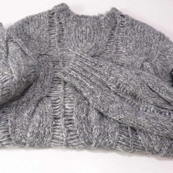 Nanette Lepore  Nanette  Blue Orange Floral Long Bell Sleeve Lace Top Sz S - Picture 11 of 15